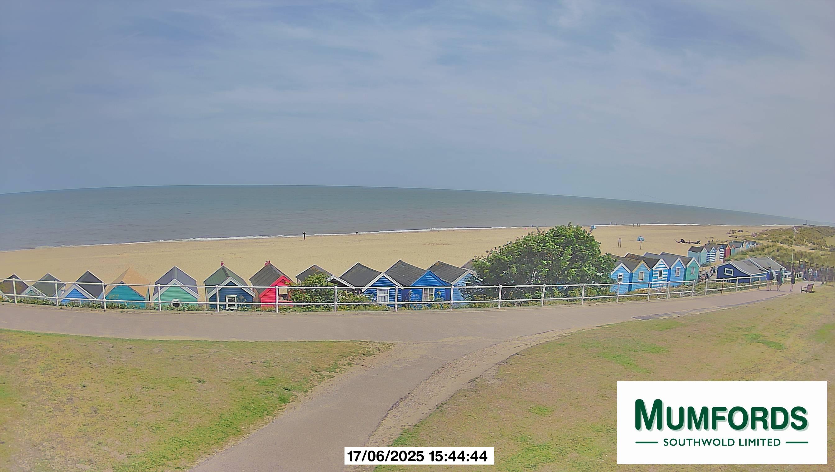 Webcam of Southwold beach and the sea right now!