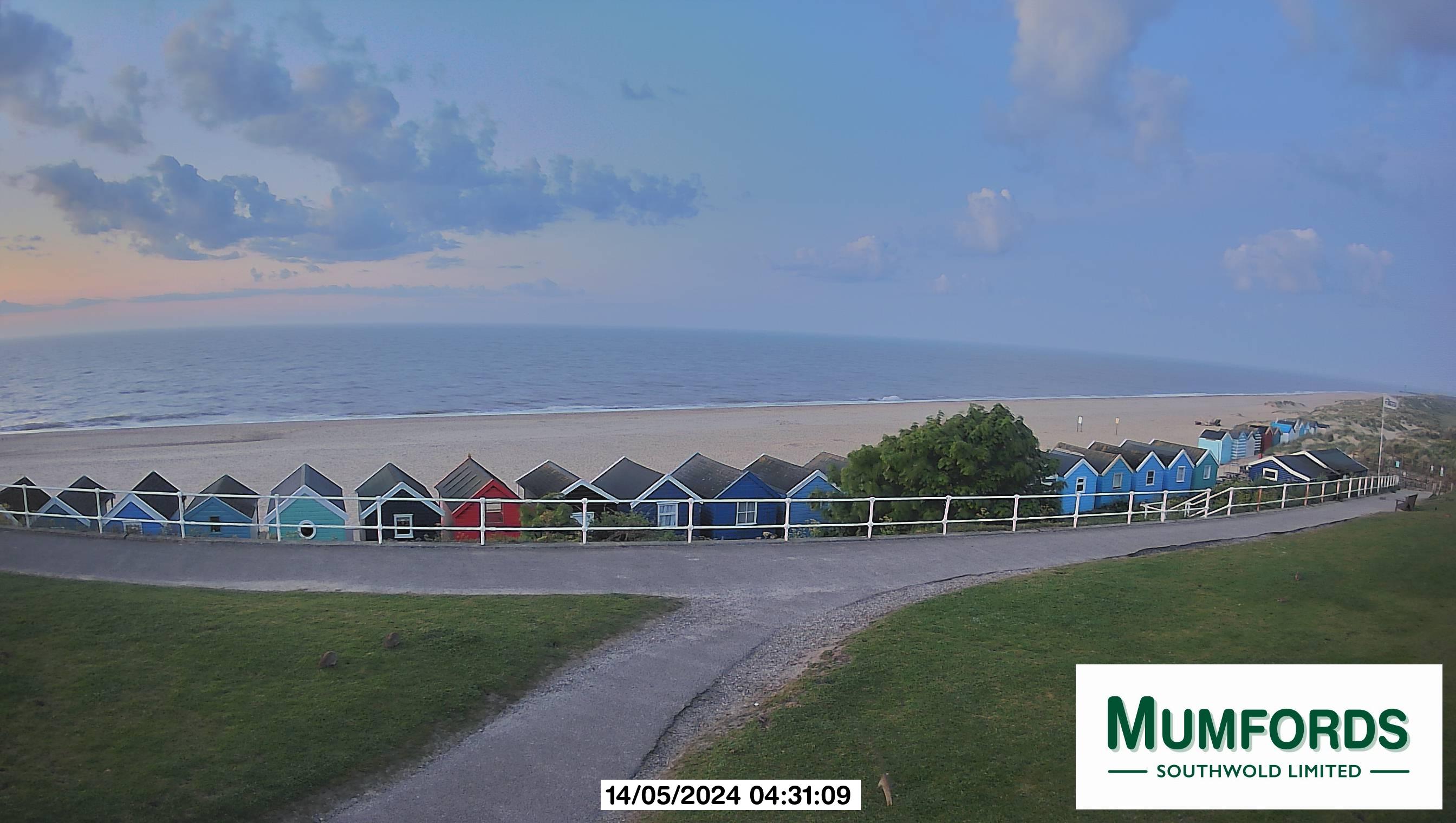 Webcam of Southwold beach and the sea right now!